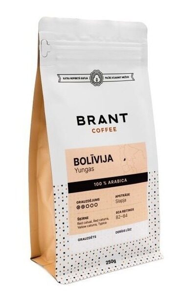Bolīvijas Yungas reģiona kafija 250g